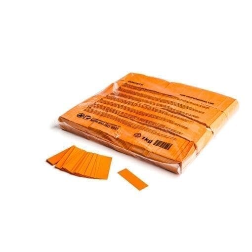 MagicFX CON01OR Rechthoekige confetti – oranje (1 kg) Confetti J&H licht en geluid