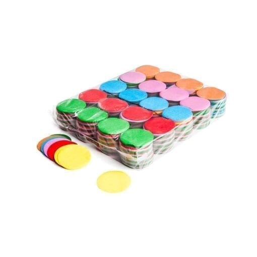 MagicFX CON02MC Ronde confetti 55mm – multicolor (1 kg) Confetti J&H licht en geluid