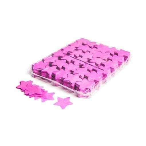 MagicFX CON03PK Stars confetti 55mm – roze (1 kg) Confetti J&H licht en geluid