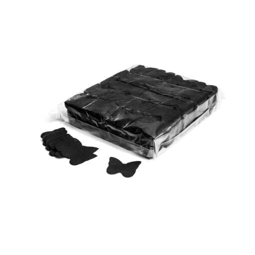 MagicFX CON07BL Vlinder confetti 55mm – zwart (1 kg) Confetti J&H licht en geluid