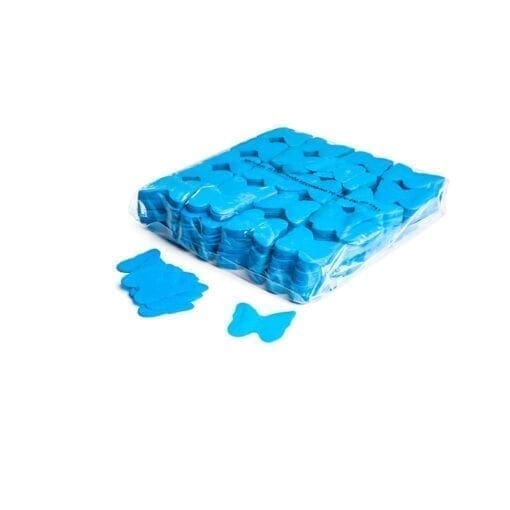 MagicFX CON07LB Vlinder confetti 55mm – lichtblauw (1 kg) Confetti J&H licht en geluid