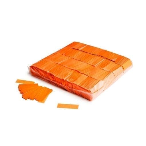 MagicFX CON09OR Rechthoekige UV confetti – fluoriserend oranje (1 kg) Confetti J&H licht en geluid