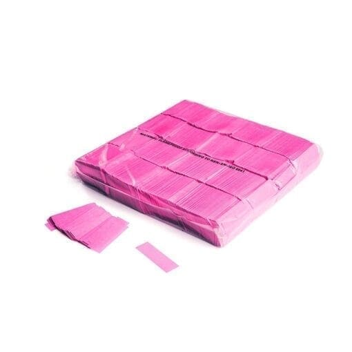 MagicFX CON09PK Rechthoekige UV confetti – fluoriserend roze (1 kg) Geen categorie J&H licht en geluid