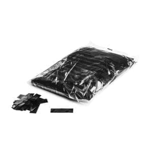 MagicFX CON10BL Rechthoekige metallic confetti - zwart (1 kg)-0