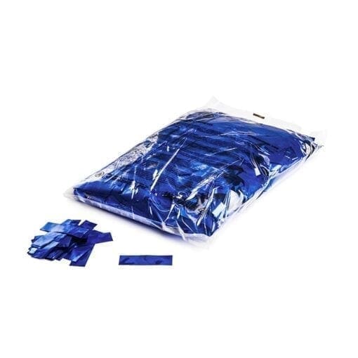 MagicFX CON10DB Rechthoekige metallic confetti – blauw (1 kg) Confetti J&H licht en geluid