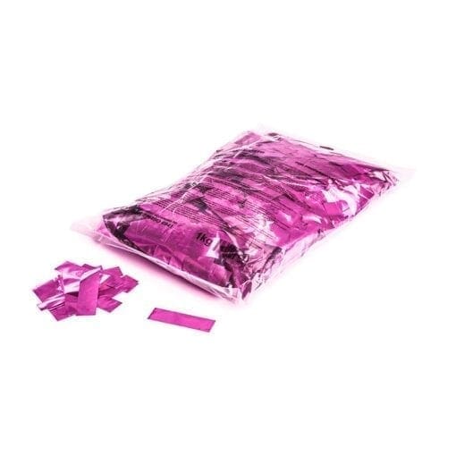 MagicFX CON10PK Rechthoekige metallic confetti – roze (1 kg) Geen categorie J&H licht en geluid