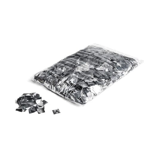 MagicFX CON11SL Vierkante metallic confetti 17x17mm – zilver (1 kg) Confetti J&H licht en geluid