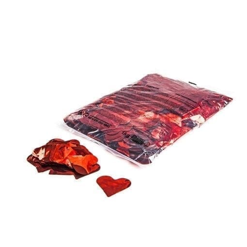 MagicFX CON15RD Metallic hearts confetti 55mm – rood (1 kg) Confetti J&H licht en geluid