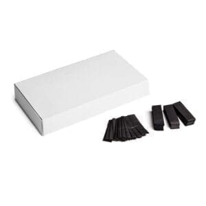MagicFX CON20BL Rechthoekige confetti - zwart (500 gram)-0