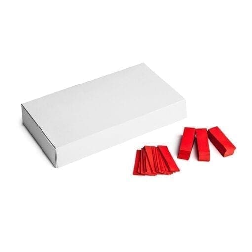 MagicFX CON20RD Rechthoekige confetti – rood (500 gram) Confetti J&H licht en geluid