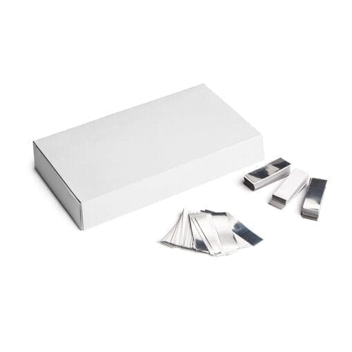 MagicFX CON21WS Rechthoekige confetti – wit en zilver (500 gram) Confetti J&H licht en geluid