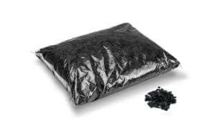 MagicFX CON22BL Powderfetti 6x6mm – zwart (1 kg) Confetti J&H licht en geluid
