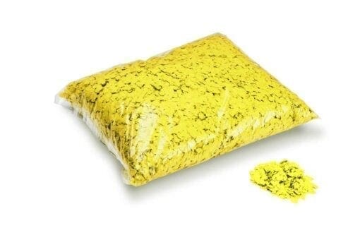 MagicFX CON22YL Powderfetti 6x6mm – geel (1 kg) Confetti J&H licht en geluid