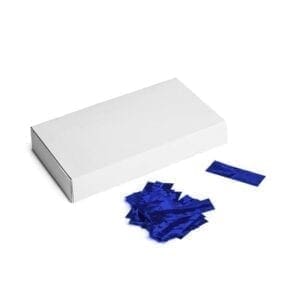 MagicFX CON40DB Rechthoekige metallic confetti - blauw (500 gram)-0