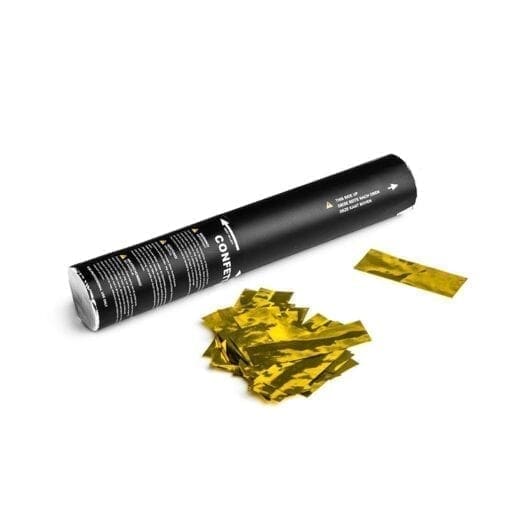 MagicFX HCC02GL Handheld confetti cannon 28cm (goudkleurige metallic confetti) Hand Cannons J&H licht en geluid