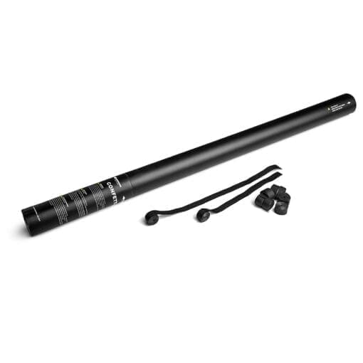 MagicFX HSC04BL Handheld streamers cannon 80cm (zwarte streamers) Hand Cannons J&H licht en geluid