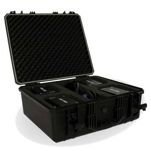 MagicFX MFX3303 Flightcase voor 4 Power Shots _Uit assortiment J&H licht en geluid