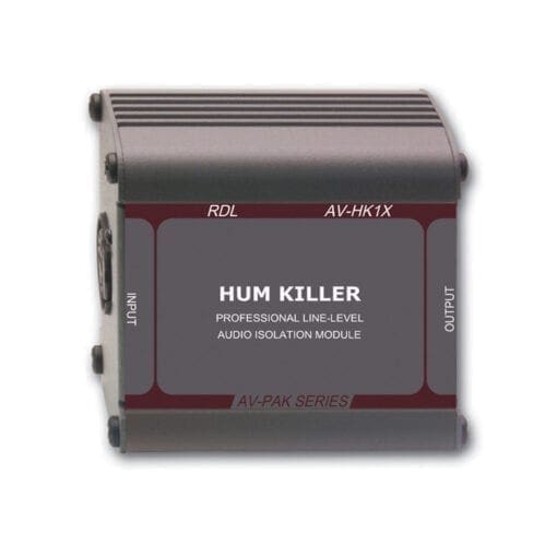 RDL AV-HK1X – mono XLR line isolator _Uit assortiment J&H licht en geluid