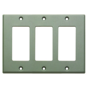 RDL CP-3G – cover plate for 3 units _Uit assortiment J&H licht en geluid