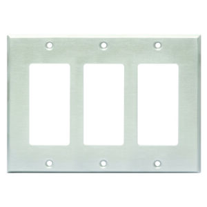 RDL CP-3S – cover plate for 3 units _Uit assortiment J&H licht en geluid