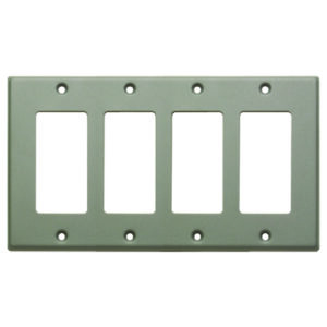 RDL CP-4G - cover plate for 4 units