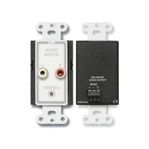 RDL D-CIJ3 – RCA & minijack input – Decora _Uit assortiment J&H licht en geluid