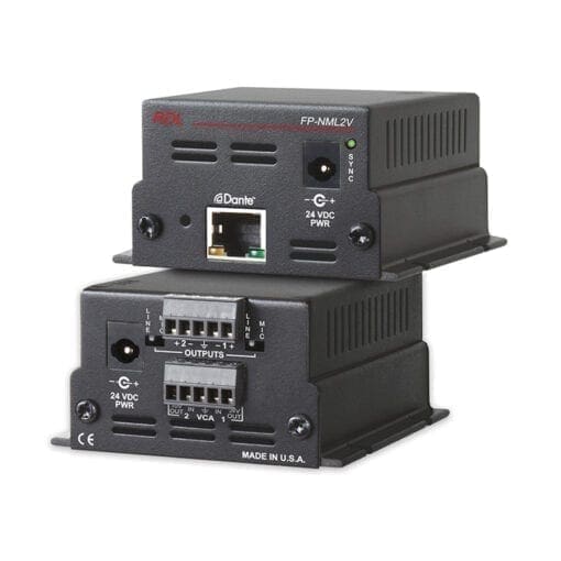 RDL FP-NML2V – Dante output interface + VCA Overige audio J&H licht en geluid