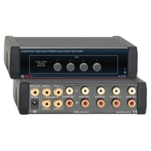 RDL EZ-AVX4X - video en audio switcher