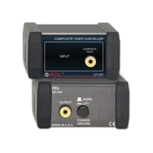 RDL EZ-HK2 – composite video hum killer Feedback Eliminator J&H licht en geluid