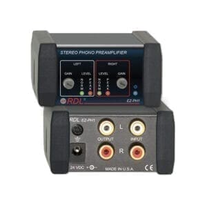 RDL EZ-PH1X – stereo phono preamplifier Microfoon Preamp J&H licht en geluid