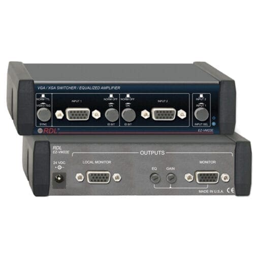 RDL EZ-VM22EX – switched/equalized amplifier _Uit assortiment J&H licht en geluid