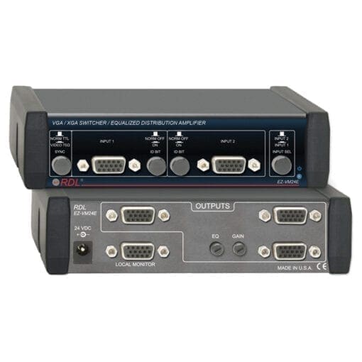 RDL EZ-VM24EX – switched/equalized amplifier _Uit assortiment J&H licht en geluid