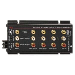 RDL FP-AVDA4 – audio/video distribution amplifier _Uit assortiment J&H licht en geluid