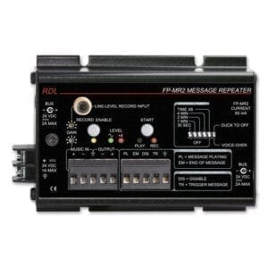 RDL FP-MR2 – message repeater Overige audio J&H licht en geluid