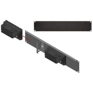 RDL FP-RRA – 19″ Rack adapter FLAT-PAK series Flightcase materialen J&H licht en geluid