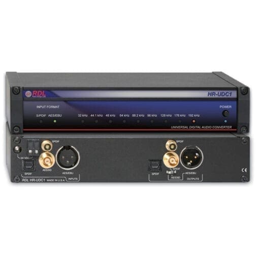 RDL HR-UDC1 – Universal digital audio converter _Uit assortiment J&H licht en geluid