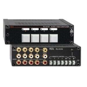 RDL RU-AVX4 – audio/video switcher Diverse VJ Gear J&H licht en geluid