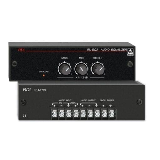 RDL RU-EQ3 – 3 band equalizer _Uit assortiment J&H licht en geluid