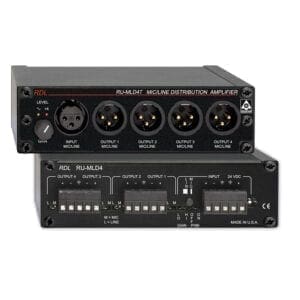 RDL RU-MLD4T - mic/line distribution amplifier