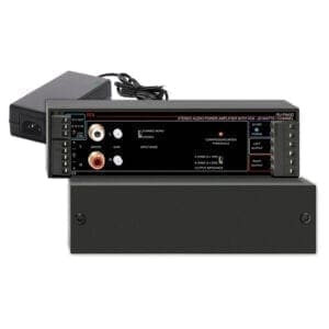 RDL RU-PA40DE - 40W stereo audio amp with VCA