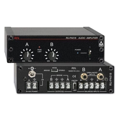 RDL RU-PA518 – stereo/mono amplifier Overige audio J&H licht en geluid 2