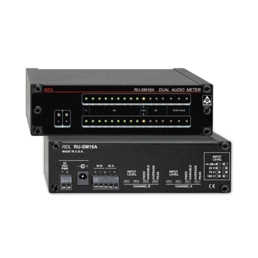 RDL RU-SM16A – 2 channel audio meter Overige audio J&H licht en geluid