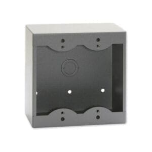 RDL SMB-2G – surface mount box for 2 units Installatie materiaal J&H licht en geluid