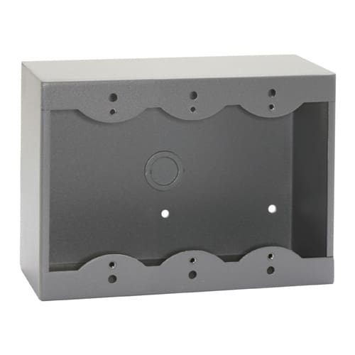RDL SMB-3G – surface mount box for 3 units Installatie materiaal J&H licht en geluid