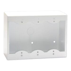 RDL SMB-3W - surface mount box for 3 units