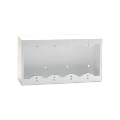 RDL SMB-4W – surface mount box for 4 units Installatie materiaal J&H licht en geluid
