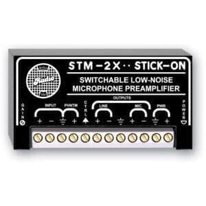 RDL STM-2X – switched microphone preamplifier Microfoon Preamp J&H licht en geluid