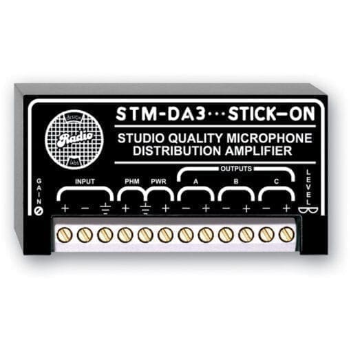 RDL STM-DA3- microphone level distributor _Uit assortiment J&H licht en geluid