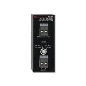 RDL TX-70A – speaker level input interface Luidspreker management J&H licht en geluid