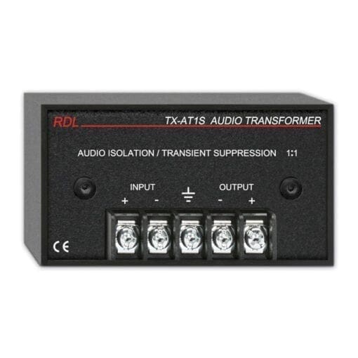 RDL TX-AT1S – audio isolation transformer _Uit assortiment J&H licht en geluid